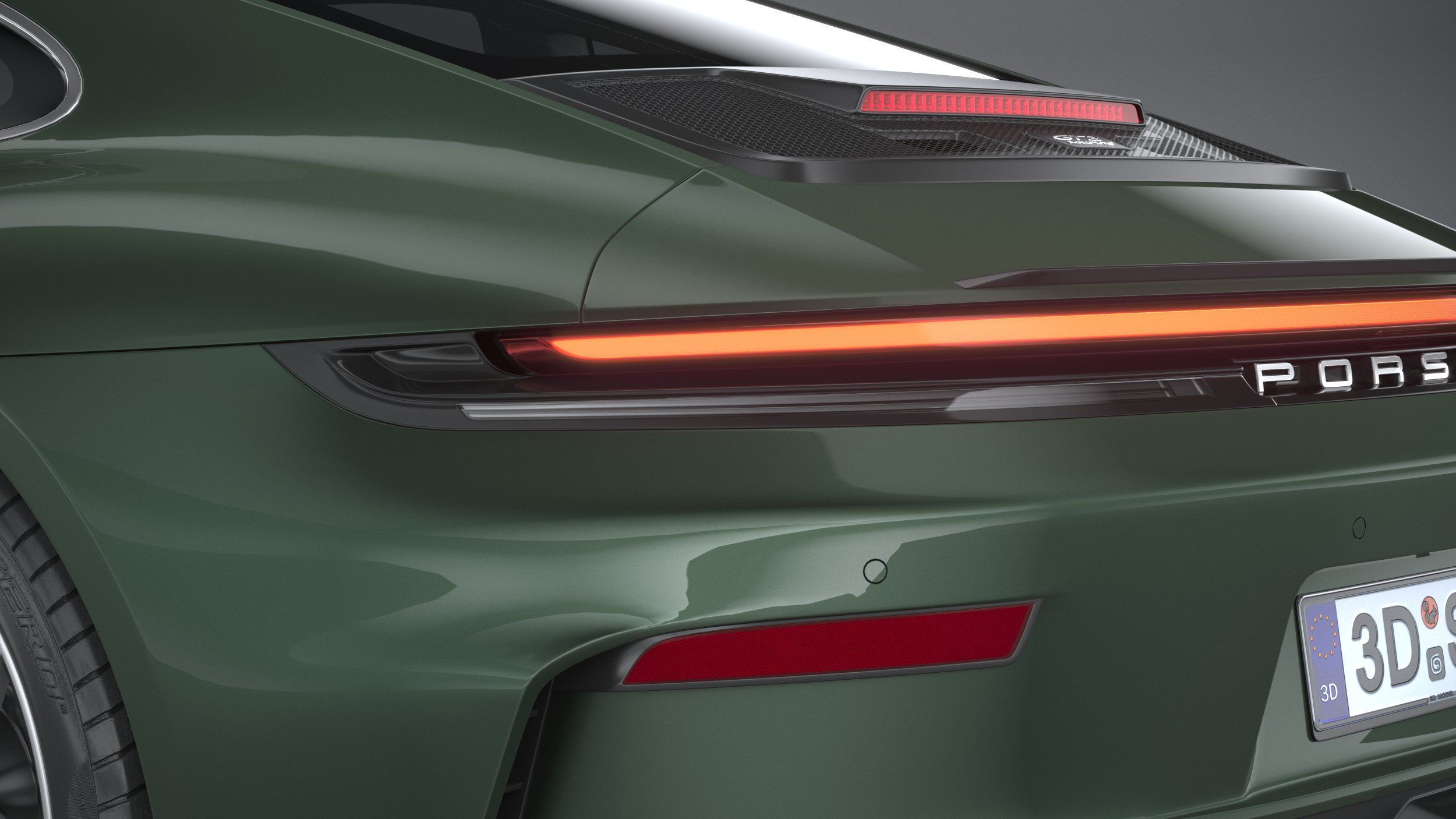 Porsche 911 GT3 Touring 2025 3D model_15