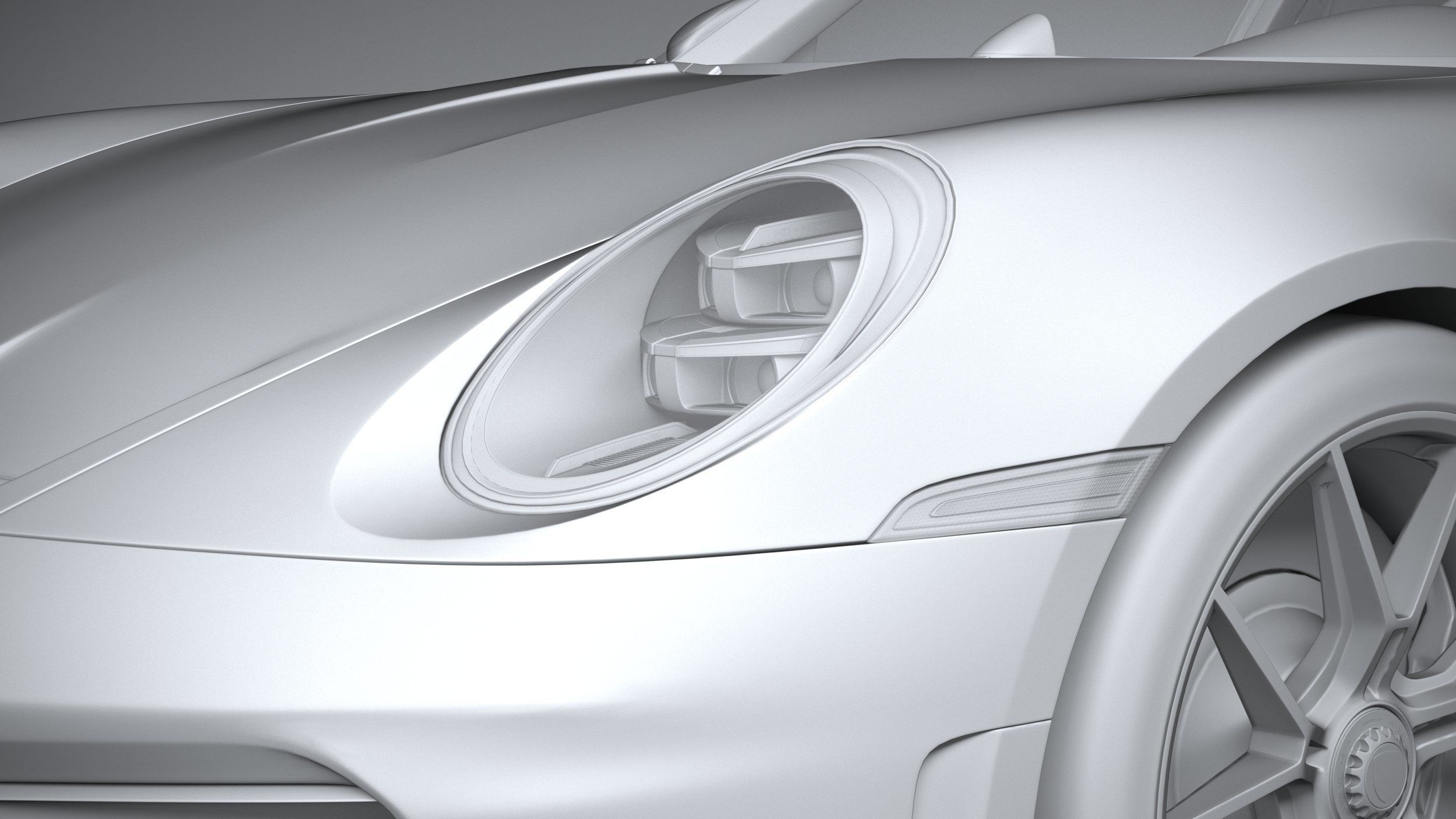 Porsche 911 GT3 Touring 2025 3D model_28