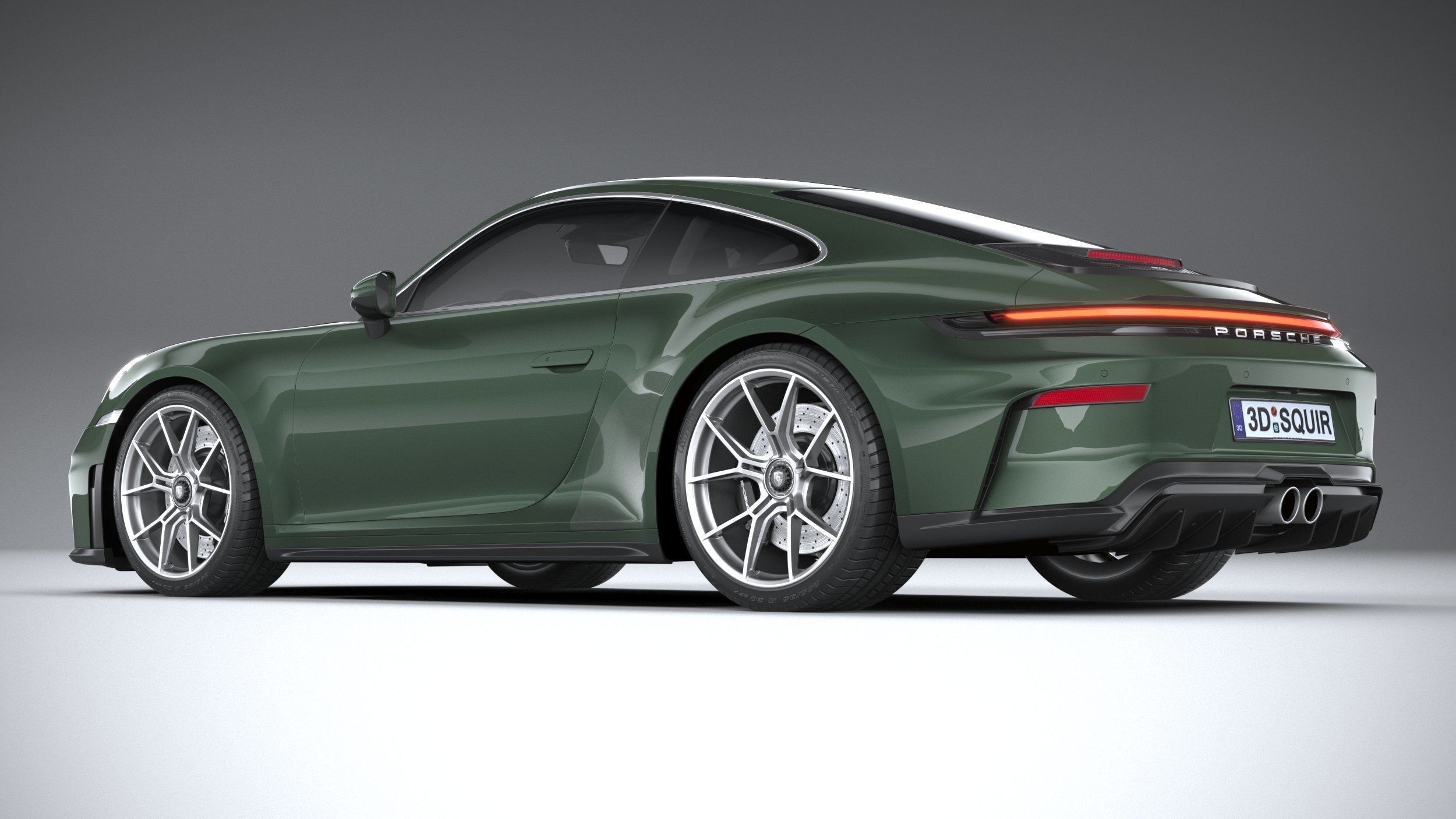 Porsche 911 GT3 Touring 2025 3D model_5