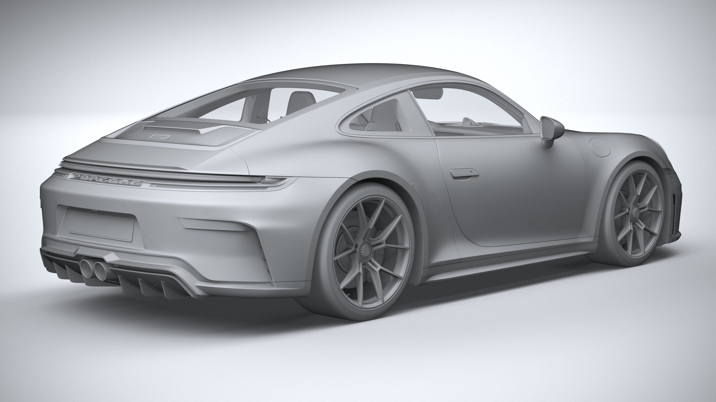 Porsche 911 GT3 Touring 2025 3D model_30