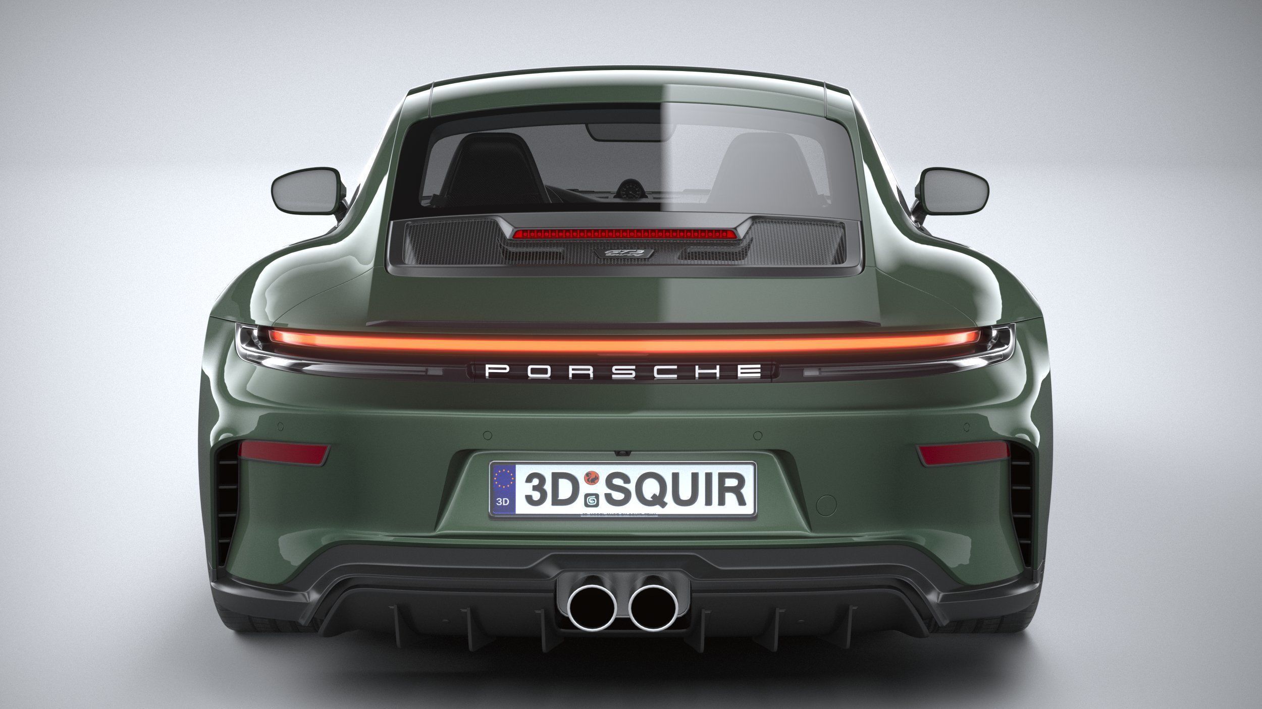 Porsche 911 GT3 Touring 2025 3D model_4