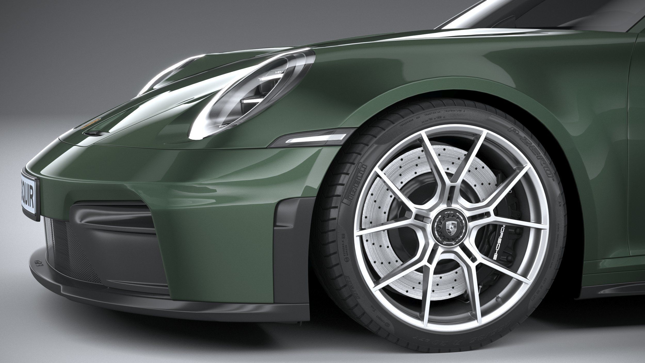 Porsche 911 GT3 Touring 2025 3D model_3