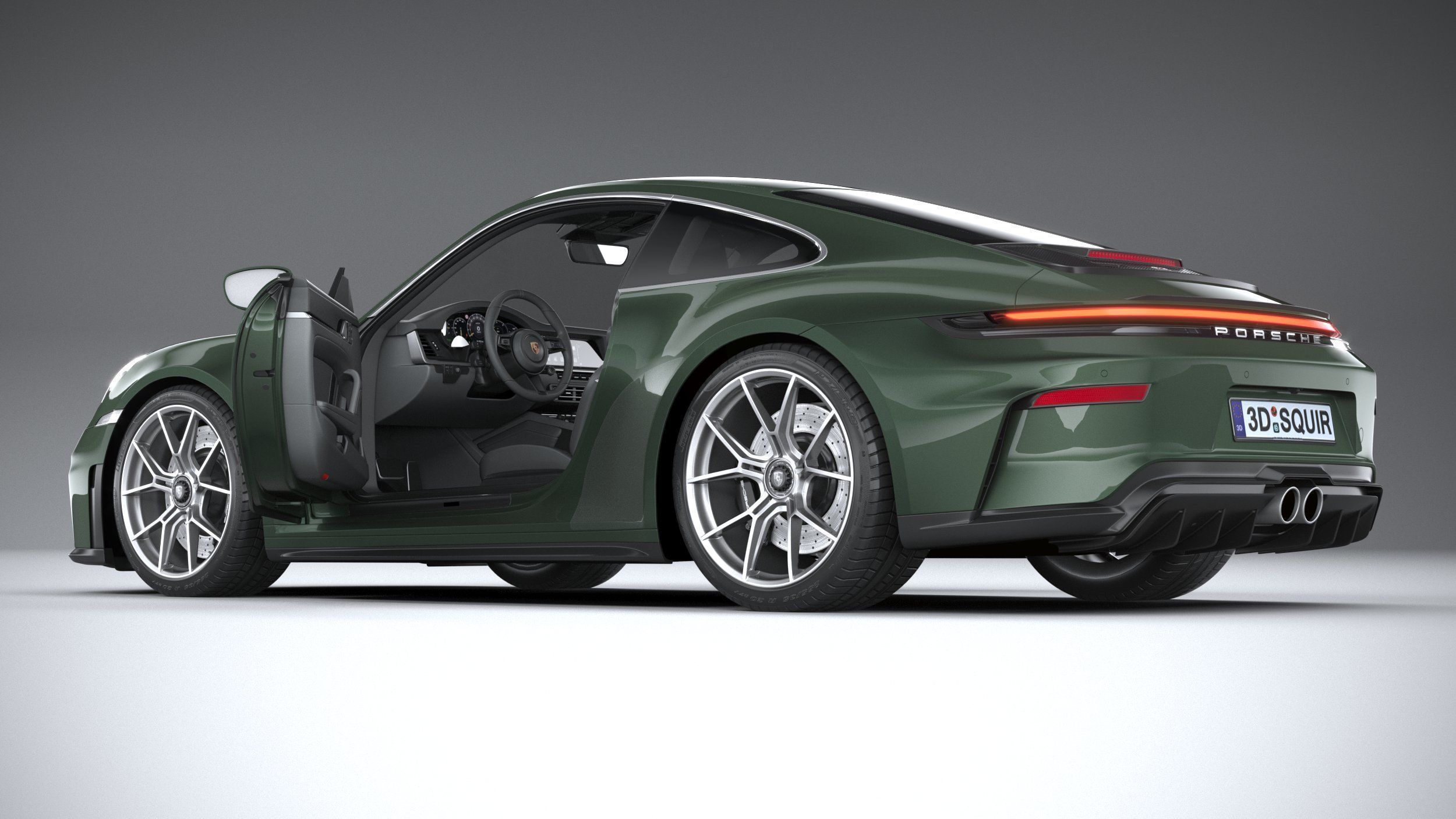 Porsche 911 GT3 Touring 2025 3D model_21