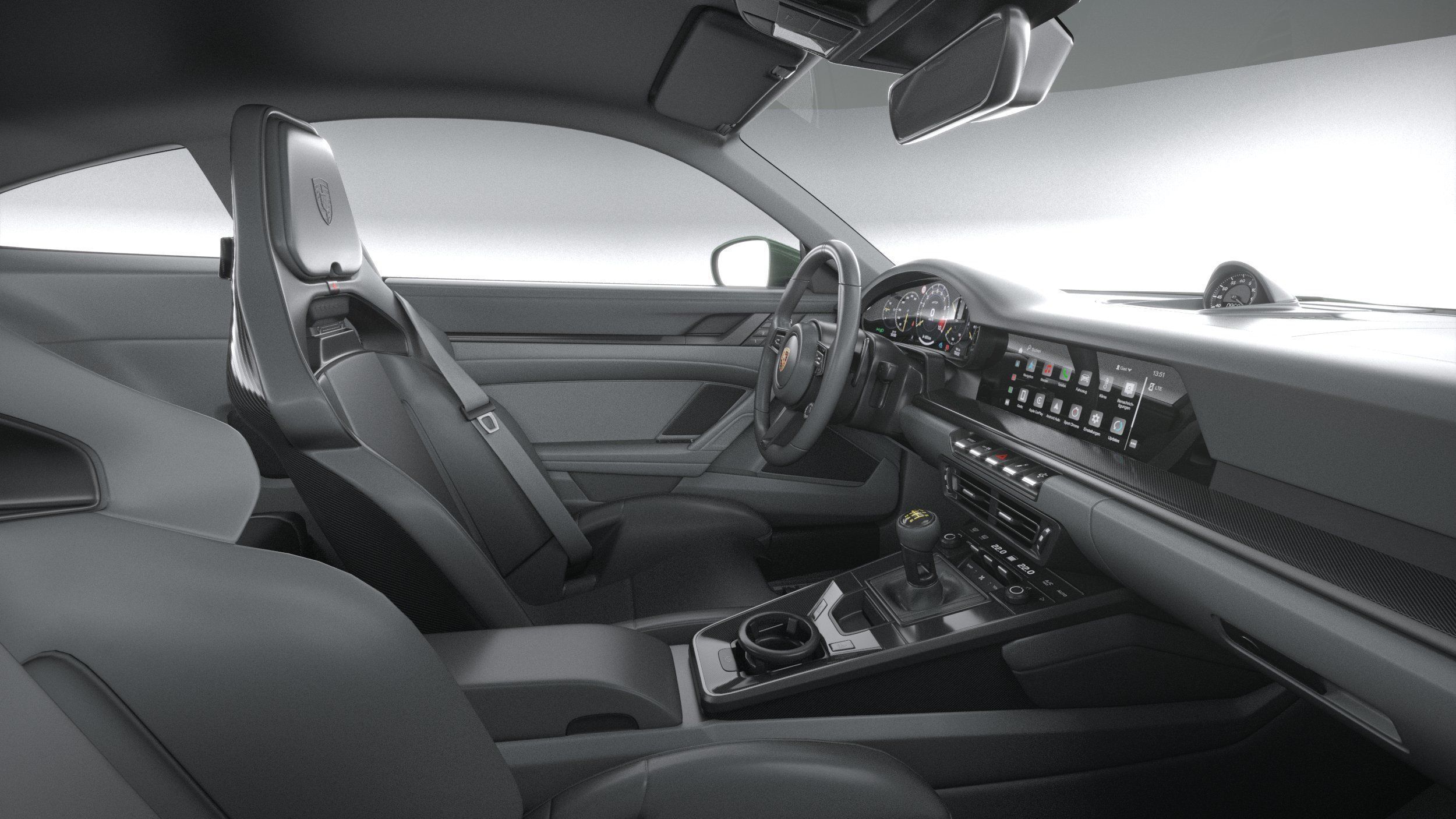 Porsche 911 GT3 Touring 2025 3D model_33