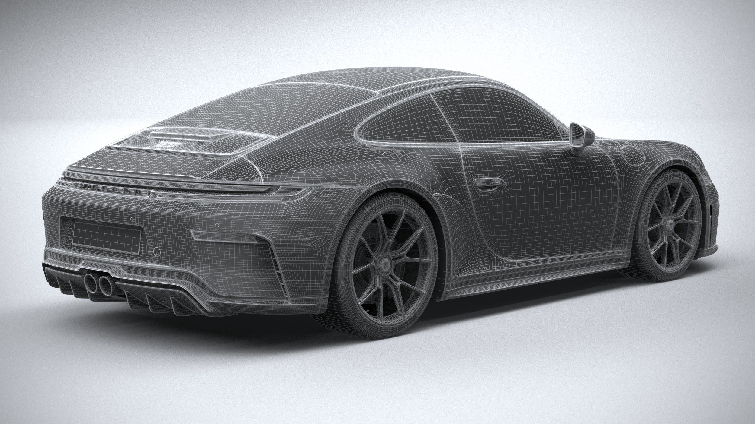 Porsche 911 GT3 Touring 2025 3D model_35