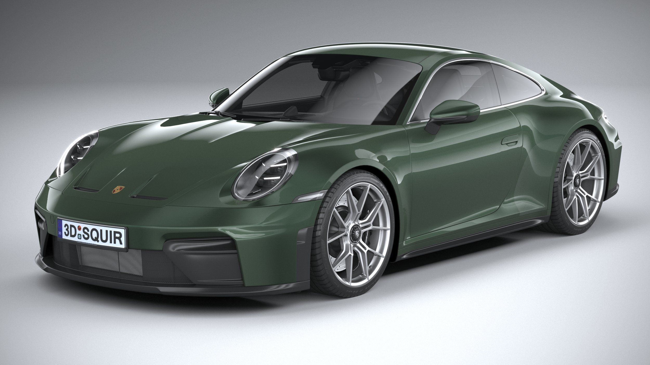 Porsche 911 GT3 Touring 2025 3D model_1