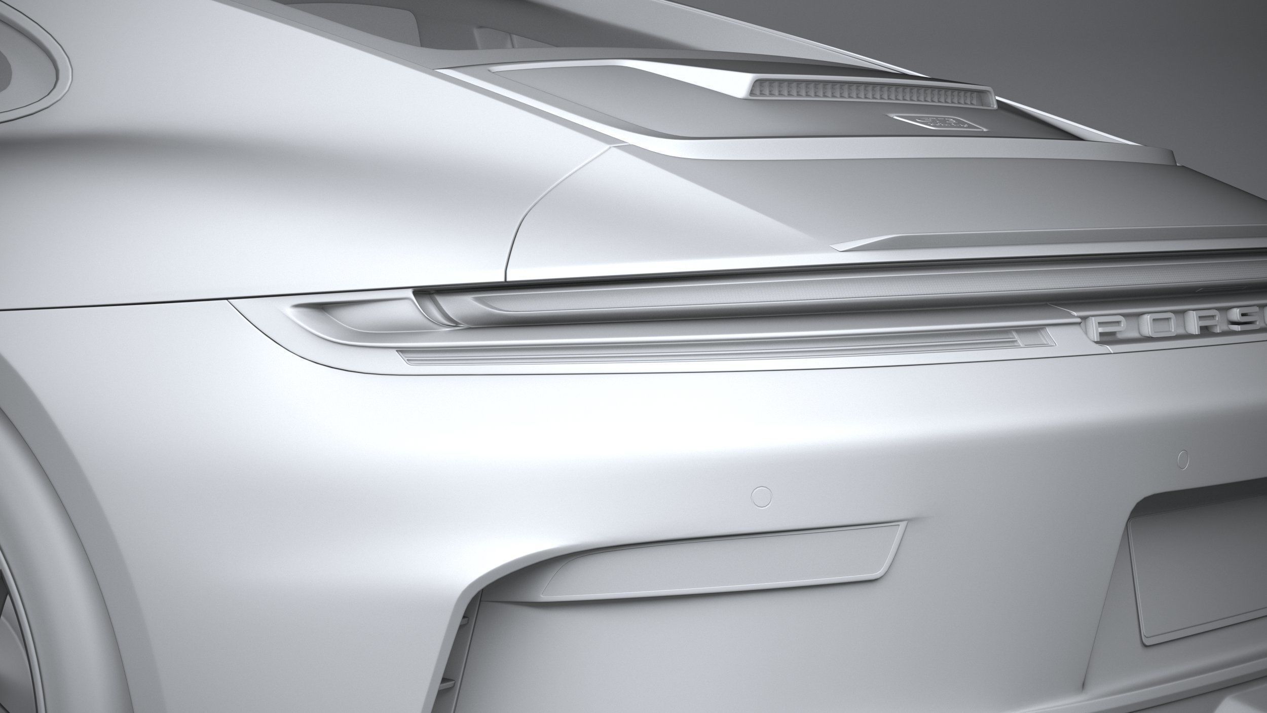 Porsche 911 GT3 Touring 2025 3D model_29