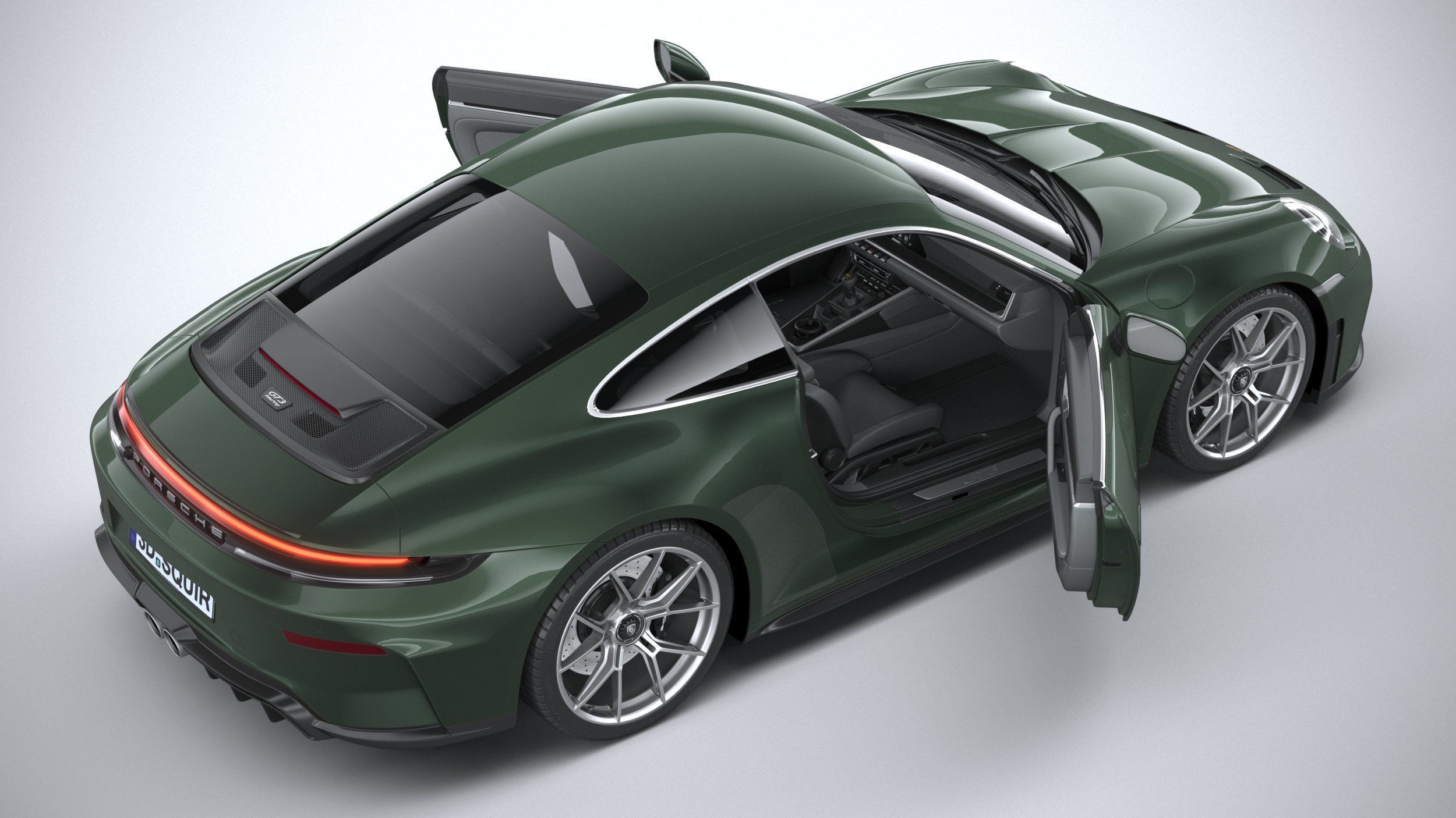 Porsche 911 GT3 Touring 2025 3D model_22