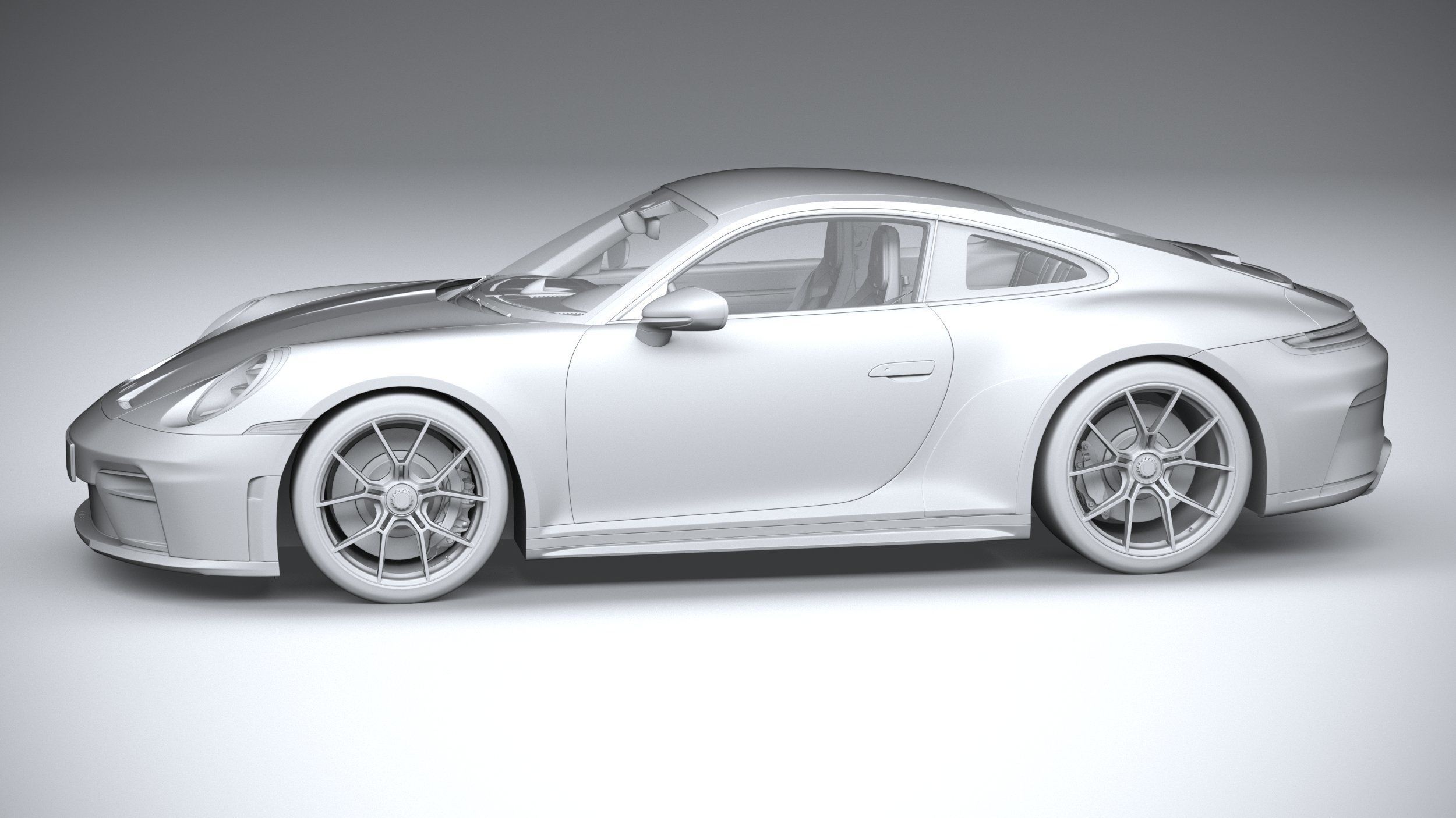 Porsche 911 GT3 Touring 2025 3D model_27