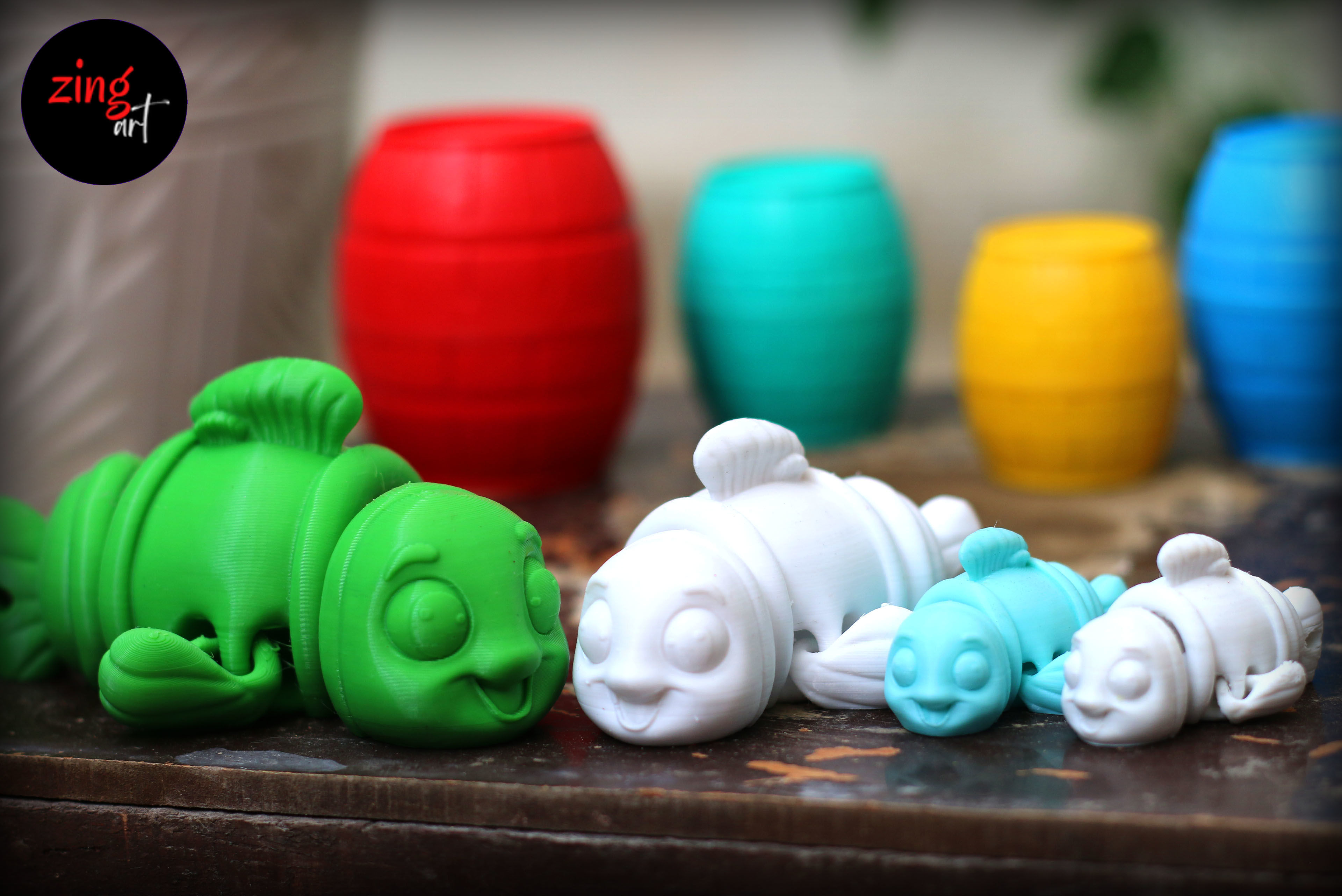 Fish Flexi 3D print model 3D print model_3