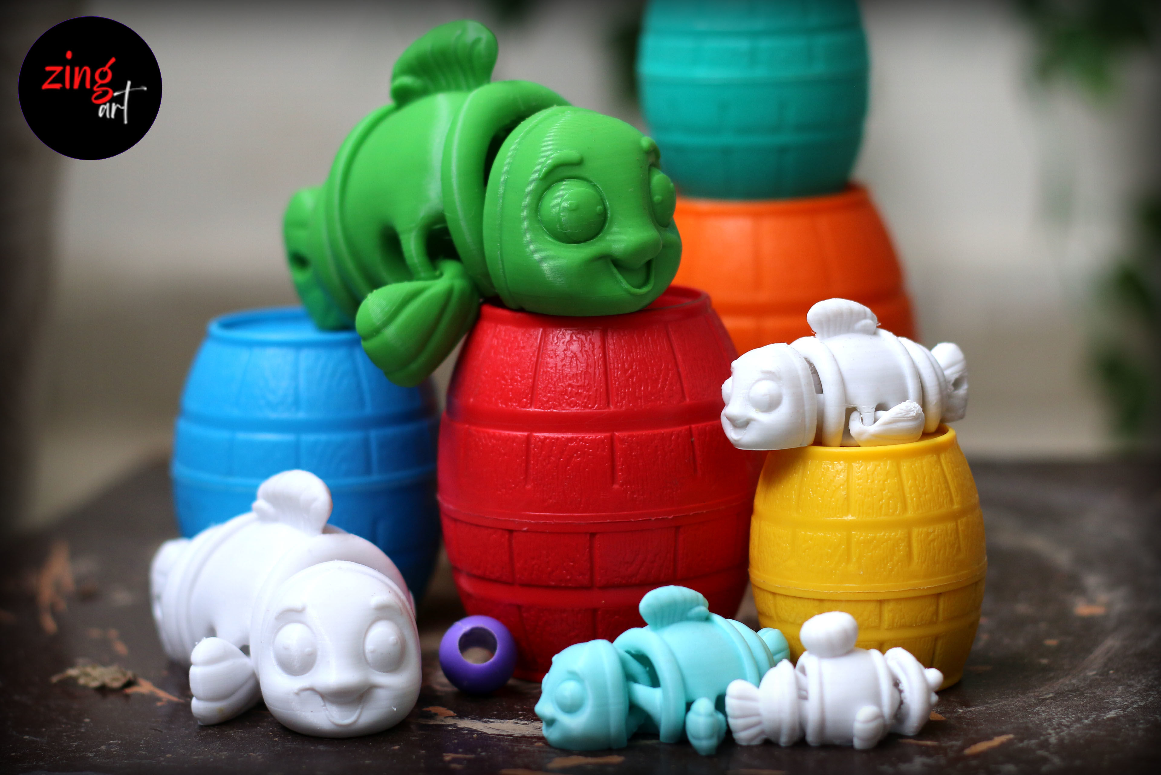 Fish Flexi 3D print model 3D print model_5