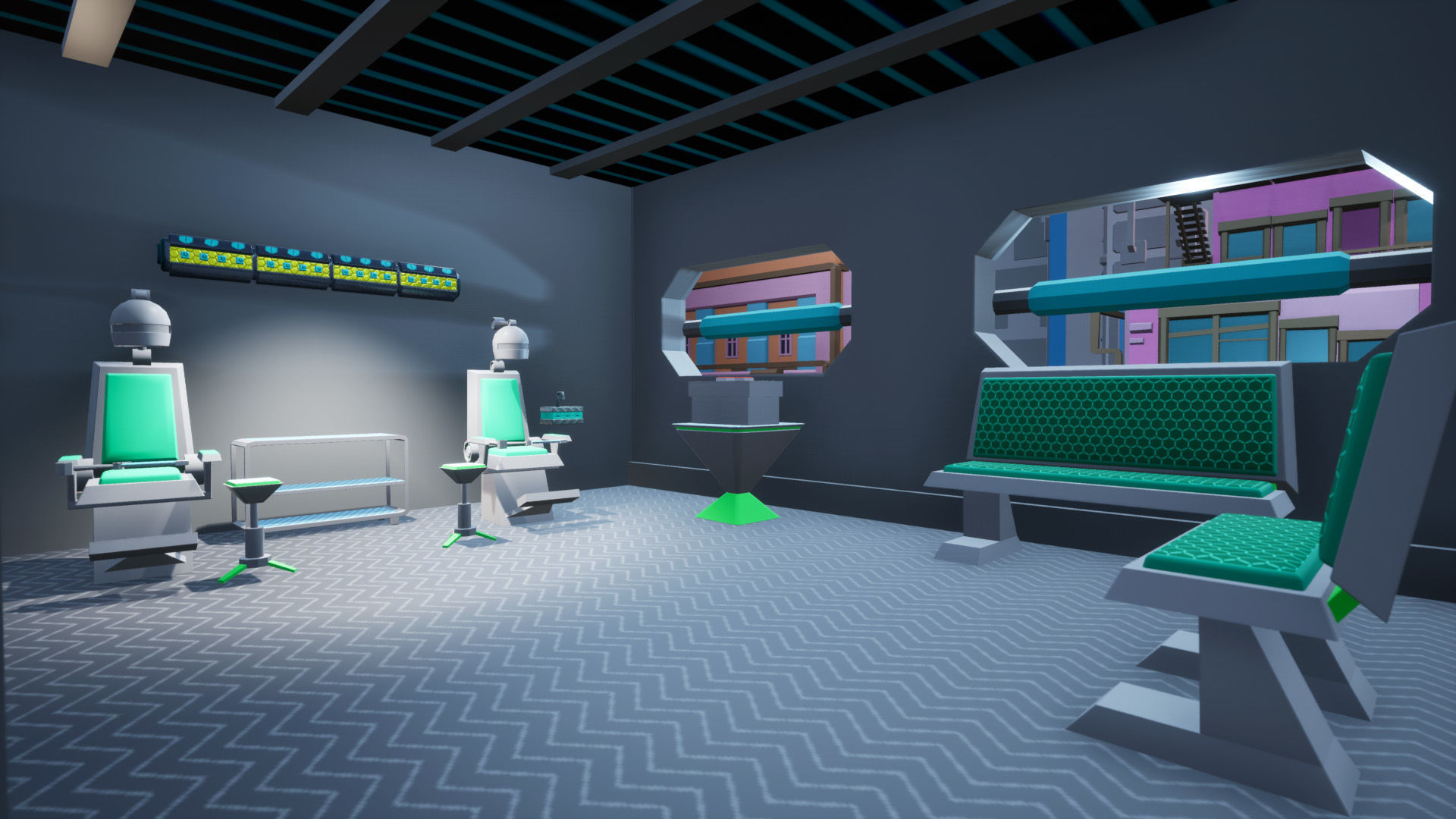 Sci-Fi Environment Pack 3D model_7