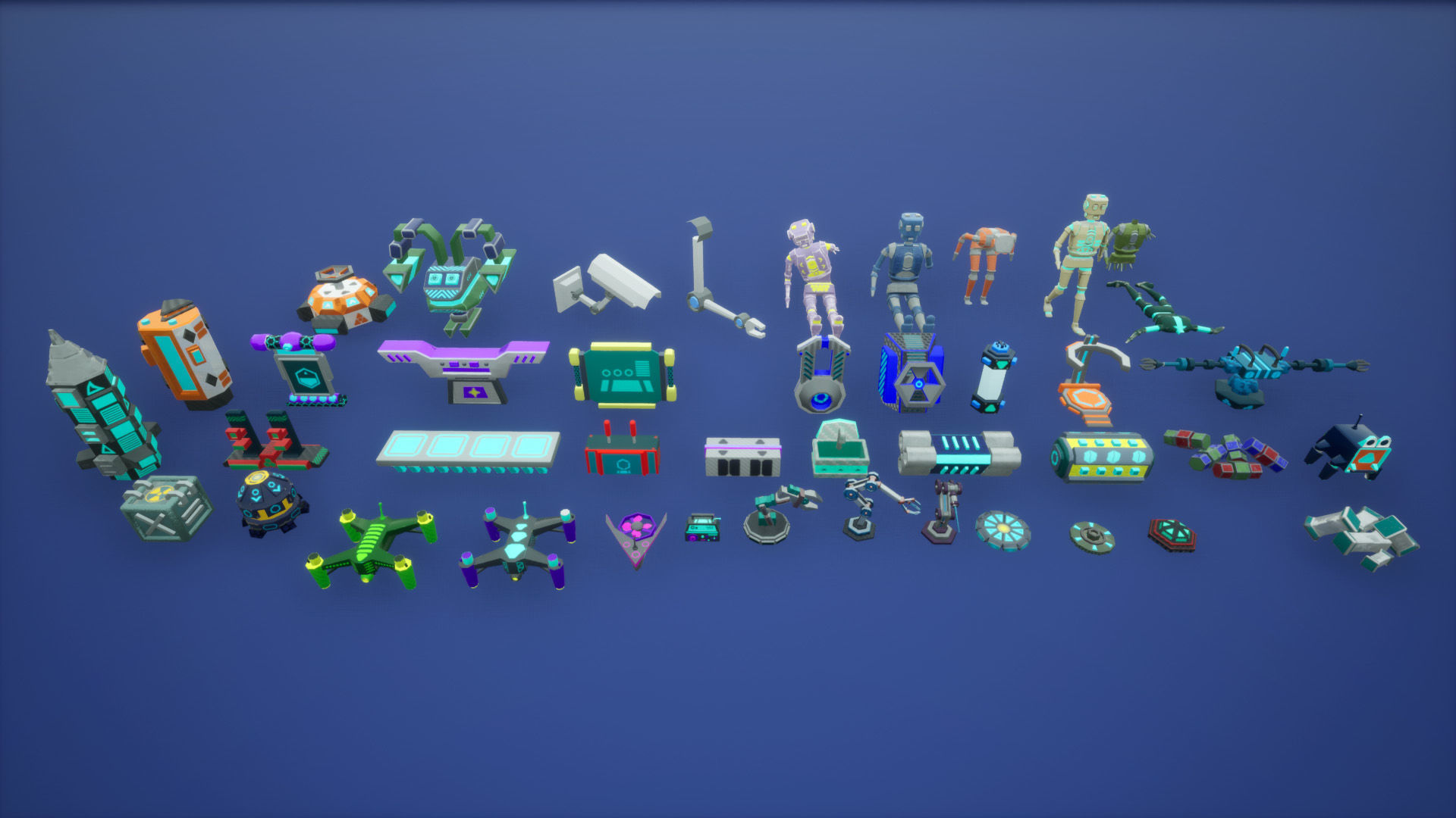 Sci-Fi Environment Pack 3D model_13