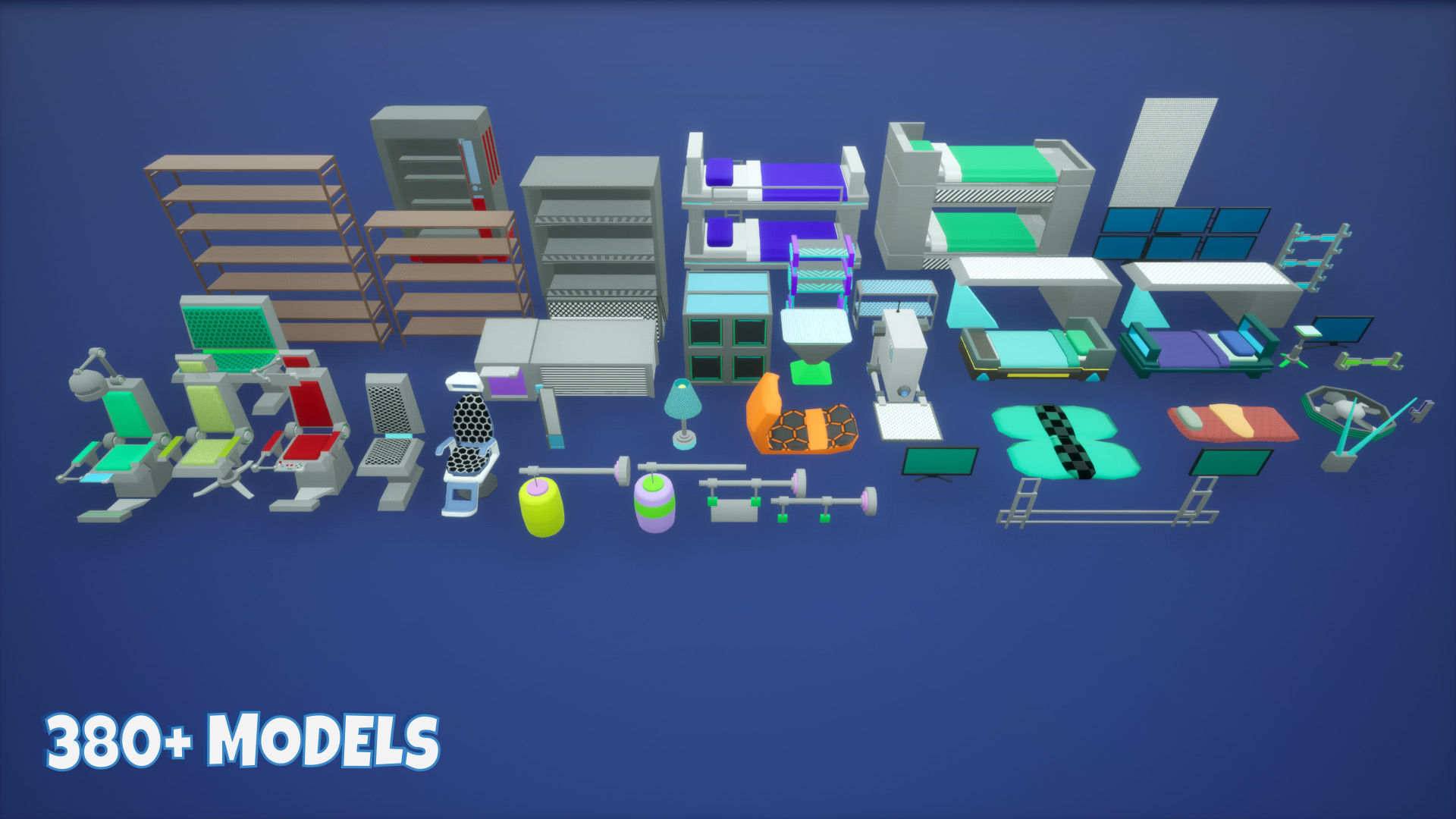 Sci-Fi Environment Pack 3D model_12