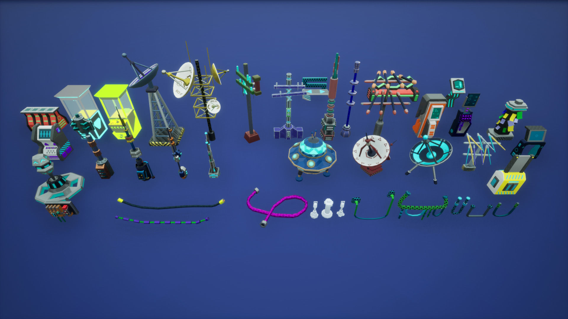 Sci-Fi Environment Pack 3D model_15