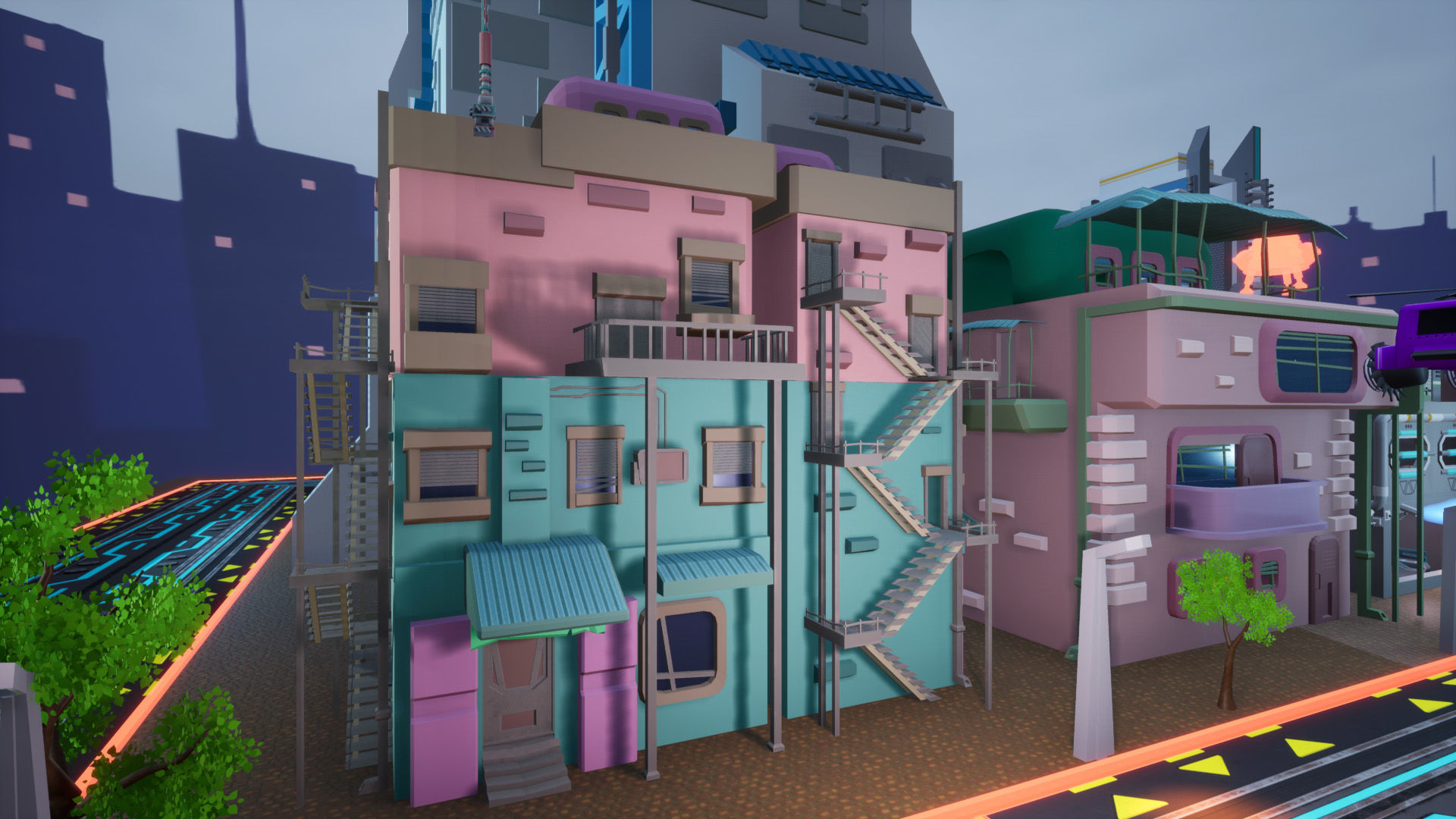 Sci-Fi Environment Pack 3D model_4