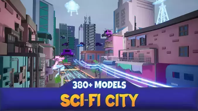 Sci-Fi Environment Pack 3D model