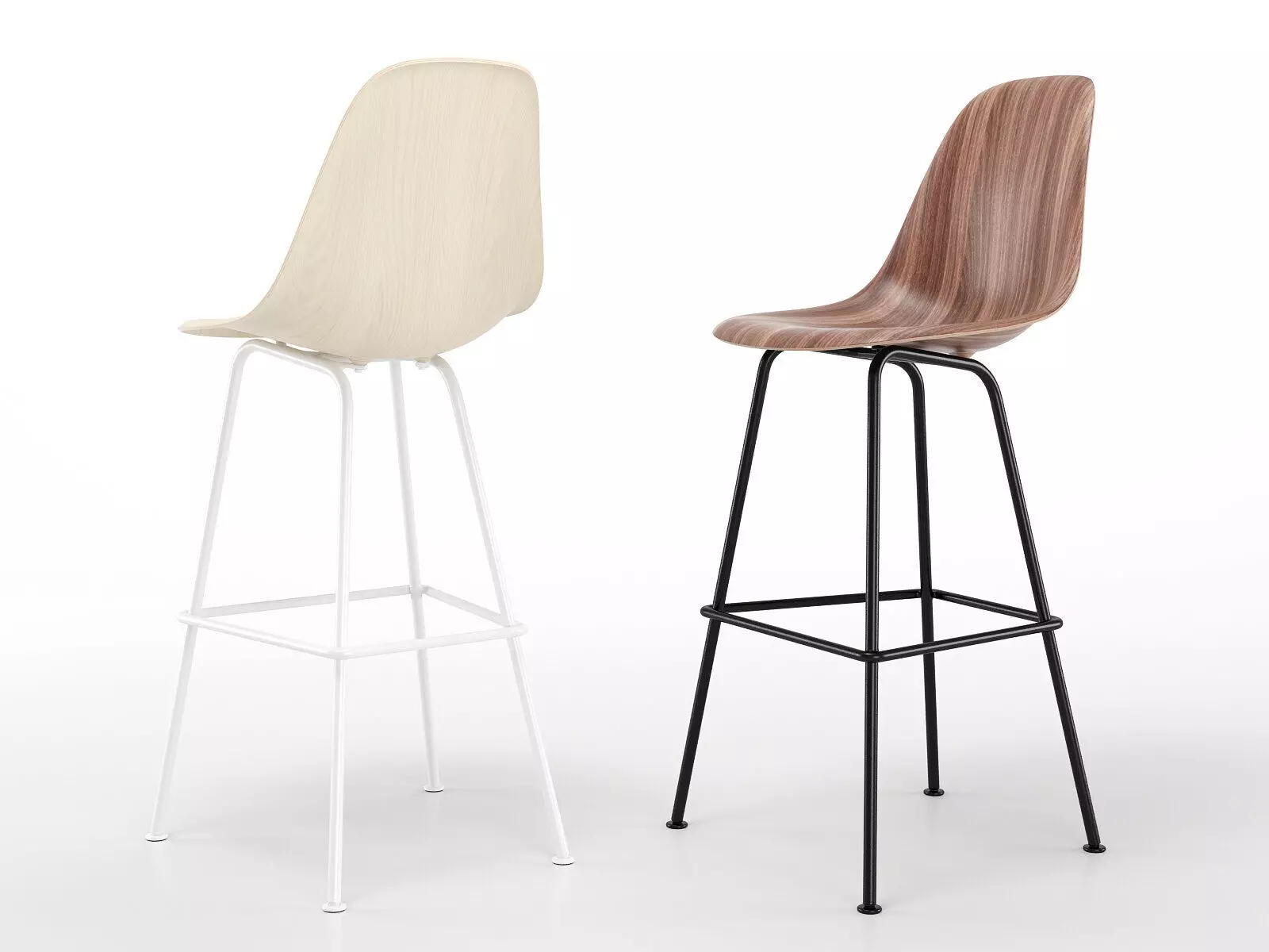 Eames Shell Stool 3D model_0