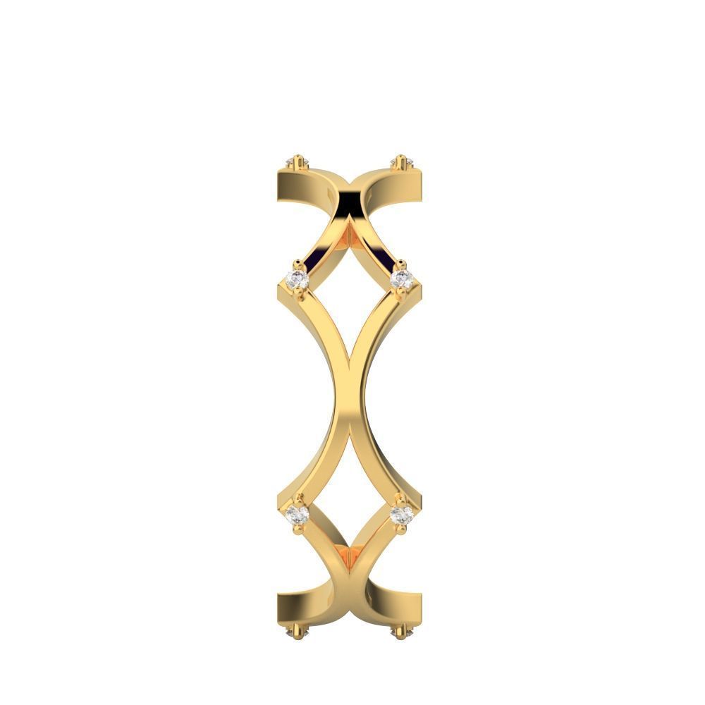Band with stones 3D print model_14