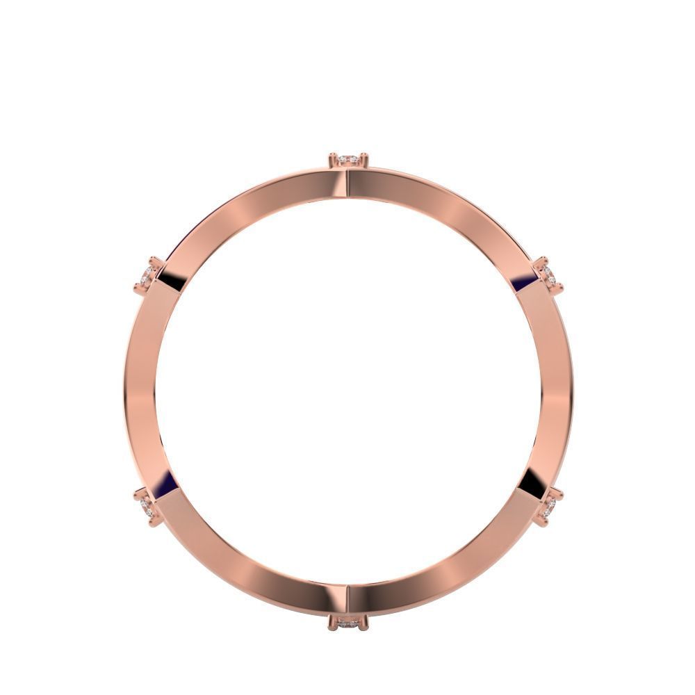 Band with stones 3D print model_6