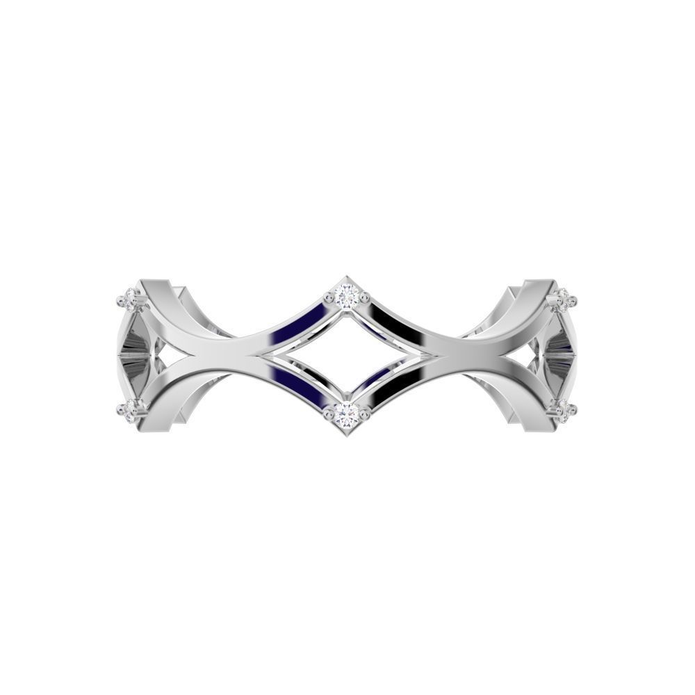 Band with stones 3D print model_10