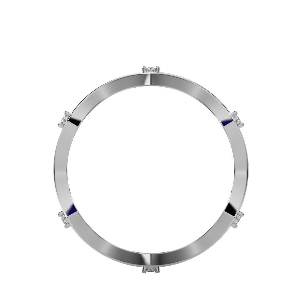Band with stones 3D print model_8
