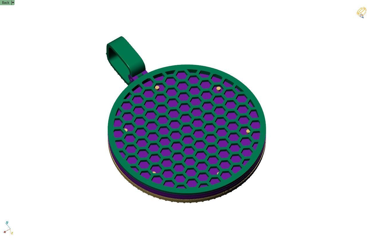 Custom  Picture Pendant  - Memory Picture diamond Necklace   3D print model_11