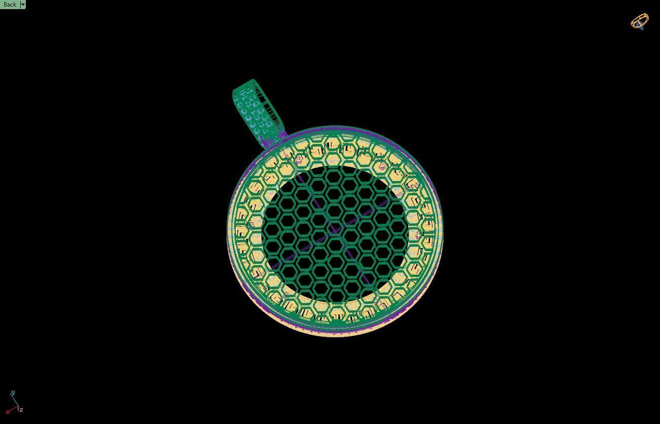 Custom  Picture Pendant  - Memory Picture diamond Necklace   3D print model_16