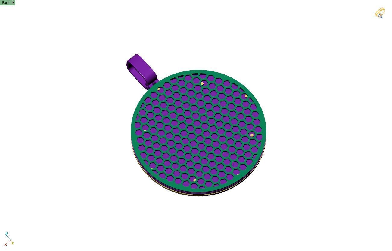 Custom  Picture Pendant  - Memory Picture diamond Necklace   3D print model_11