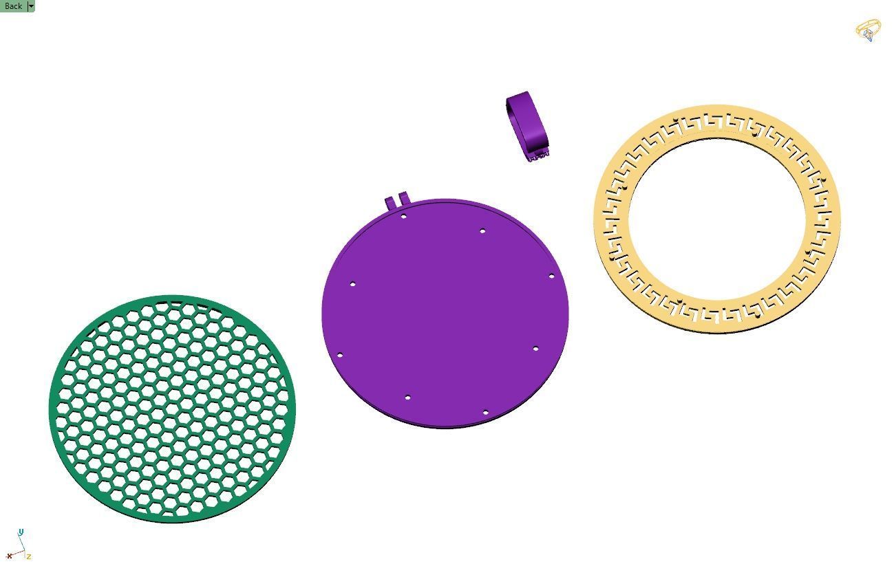 Custom  Picture Pendant  - Memory Picture diamond Necklace   3D print model_16