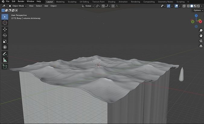 Rainy Ocean  Free 3D model