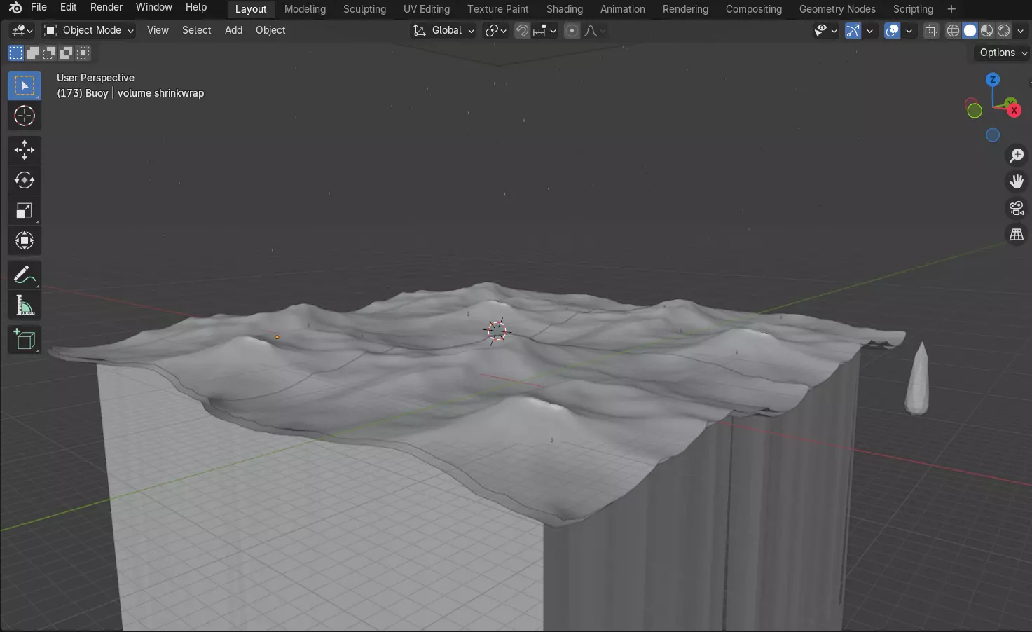 Rainy Ocean Free 3D model