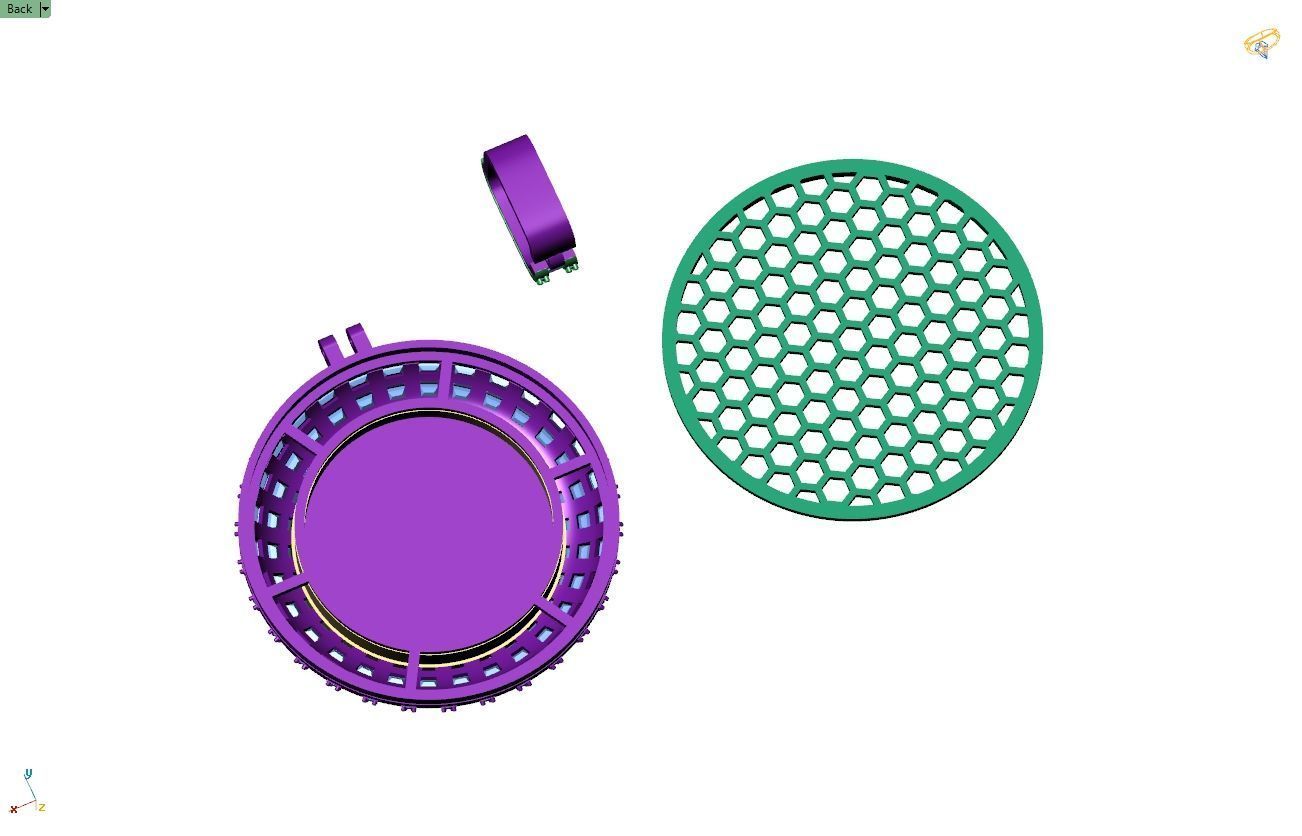 Custom  Picture Pendant  - Memory Picture diamond Necklace   3D print model_13