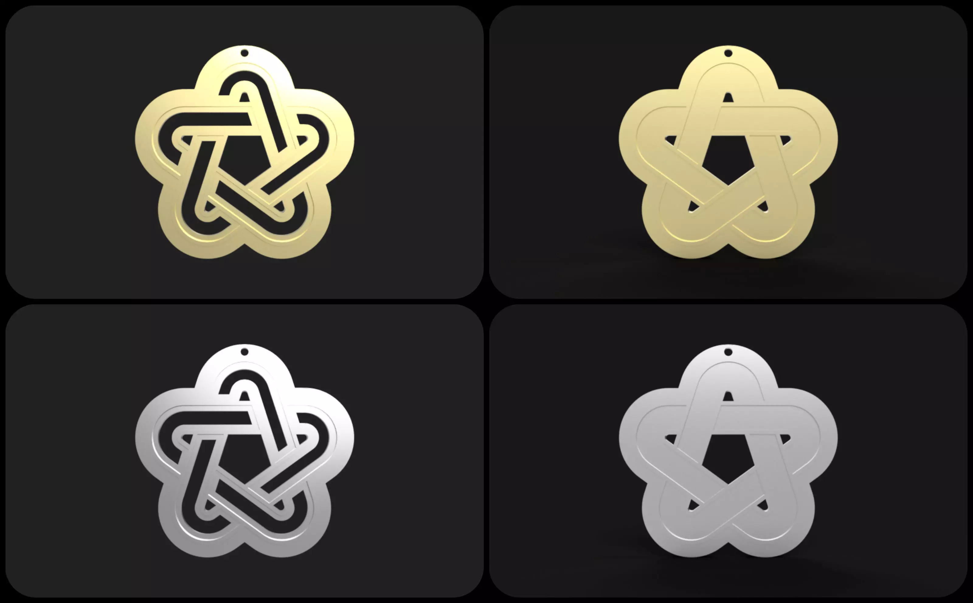 Jewel star 2 models 3D model_0