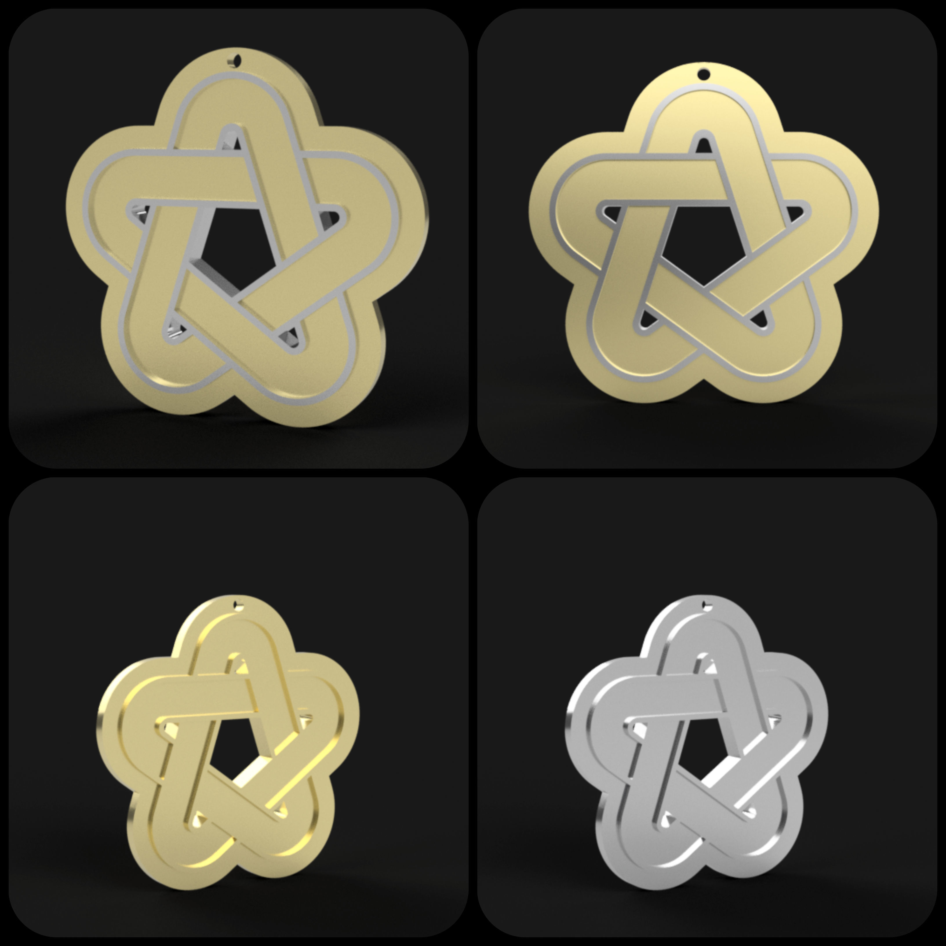 Jewel star 2 models 3D model_1