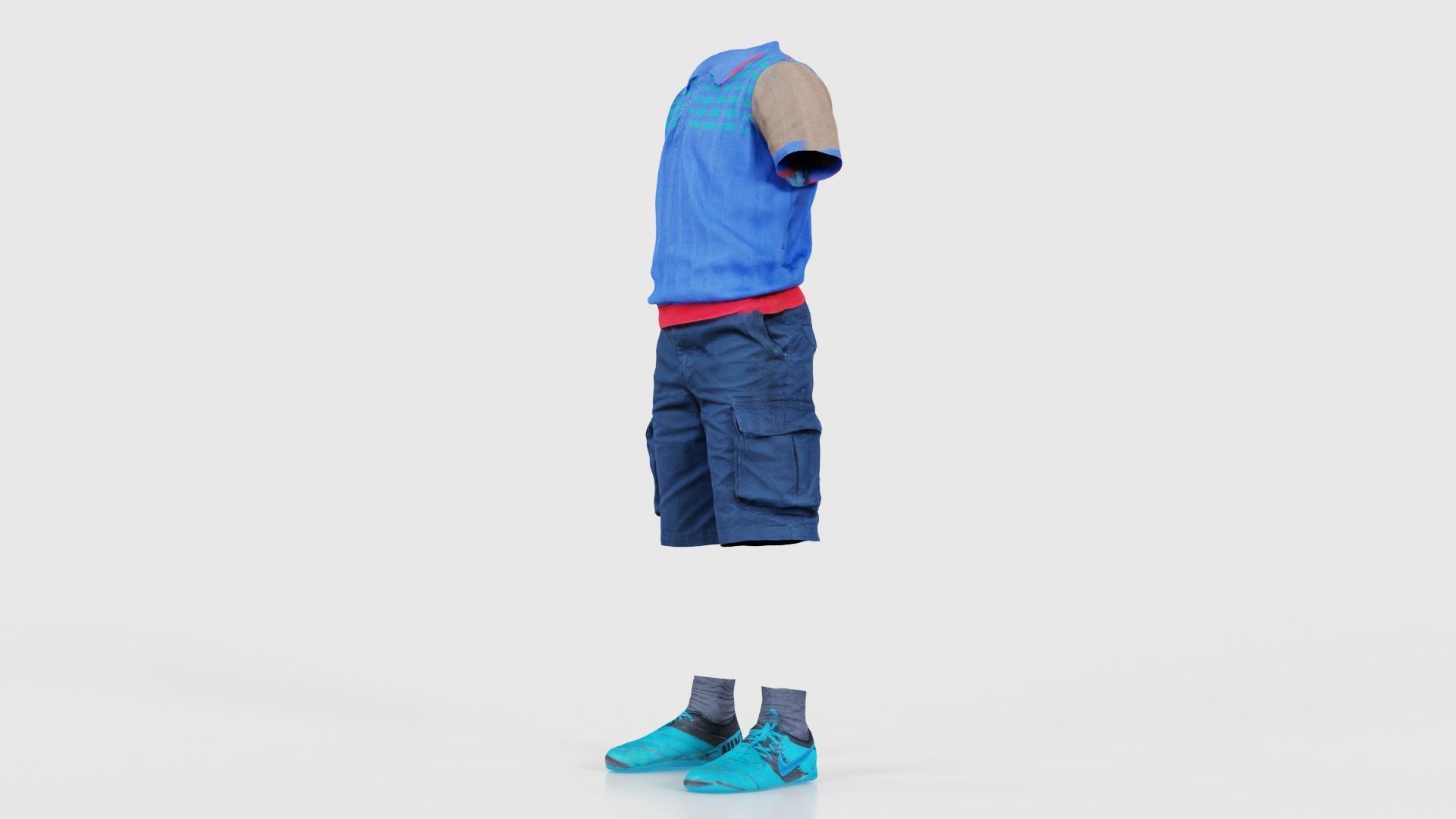 Kid 5 Low-poly 3D model_25