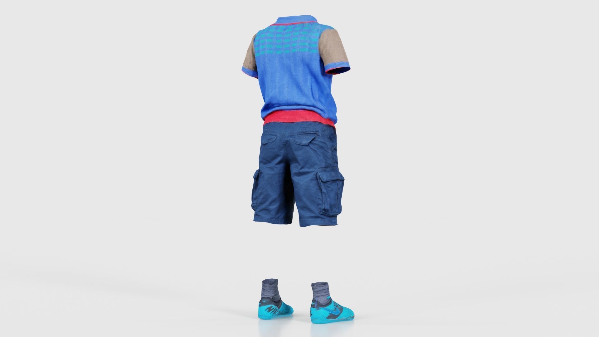 Kid 5 Low-poly 3D model_20