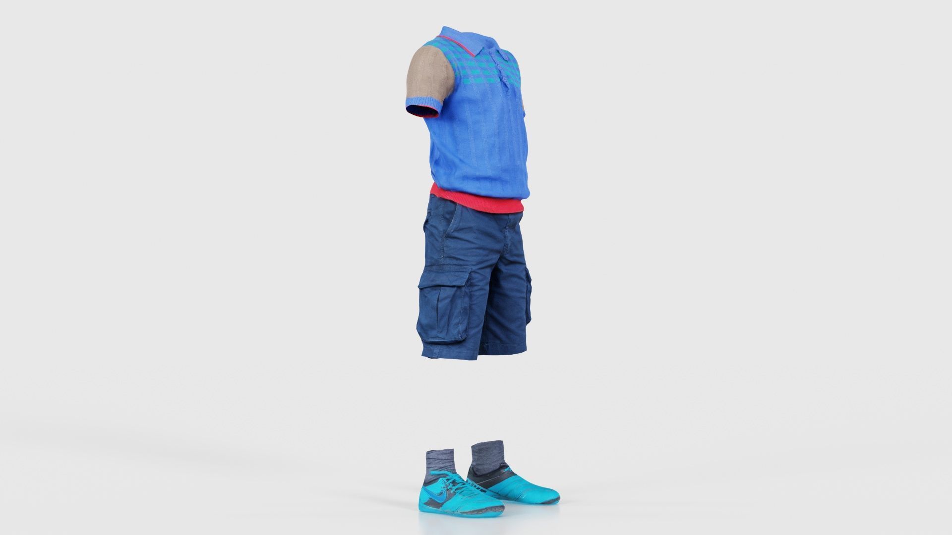 Kid 5 Low-poly 3D model_17