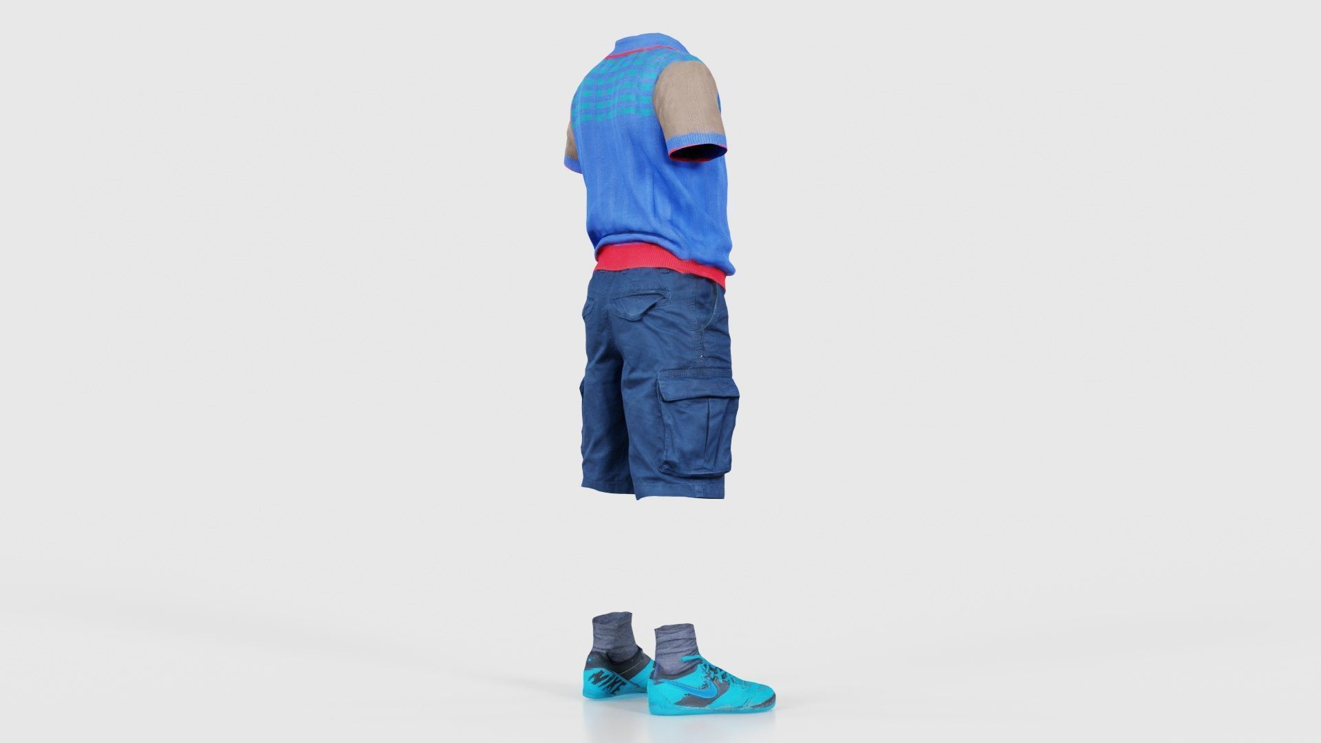 Kid 5 Low-poly 3D model_19