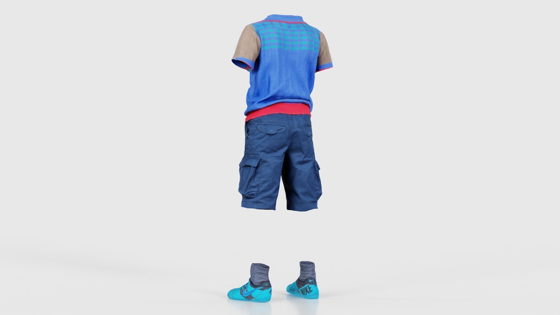 Kid 5 Low-poly 3D model_22