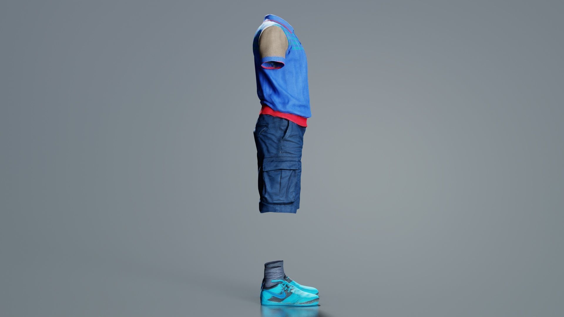 Kid 5 Low-poly 3D model_6