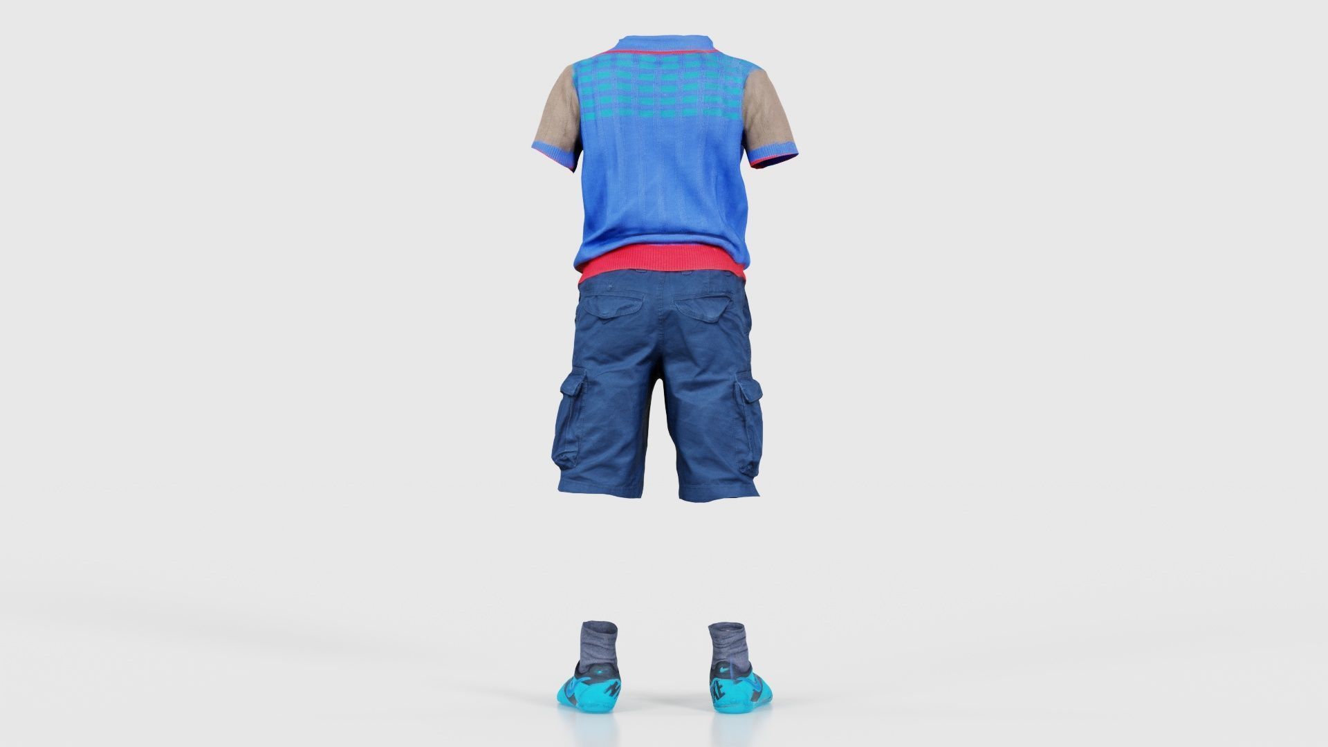 Kid 5 Low-poly 3D model_21