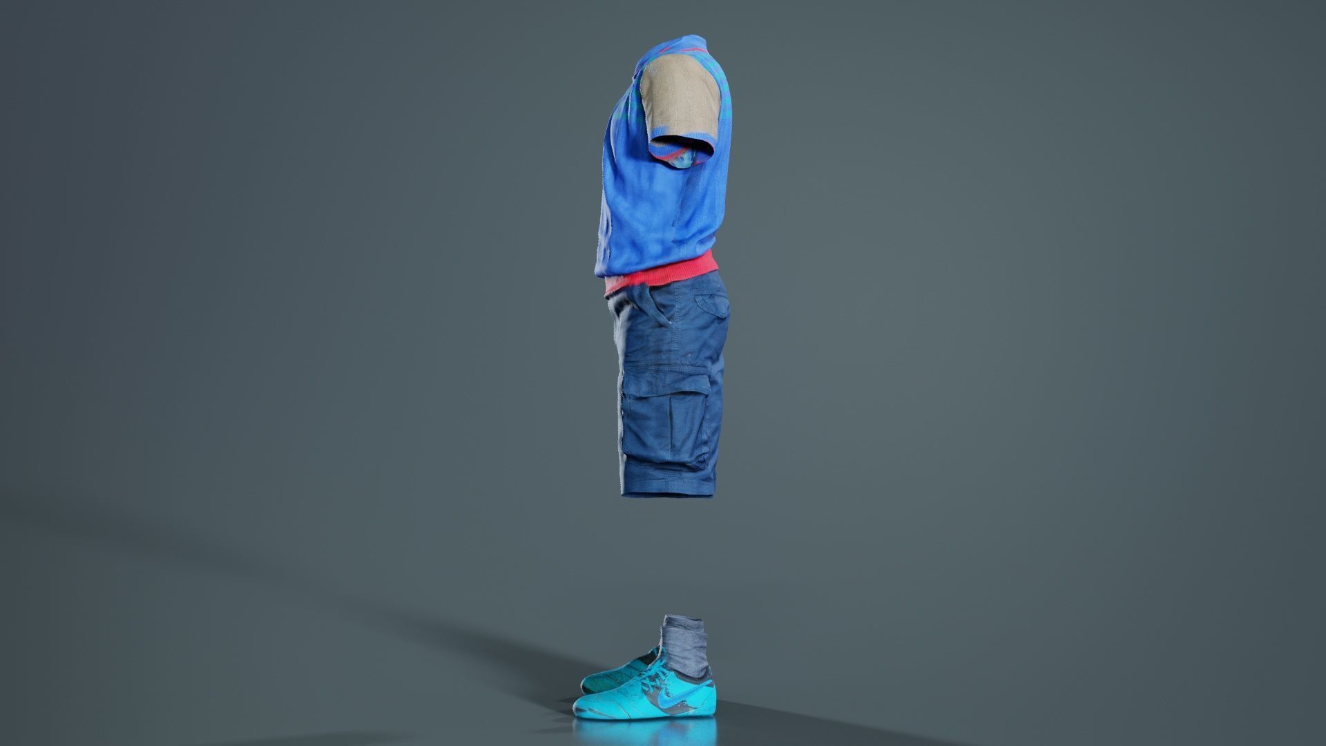 Kid 5 Low-poly 3D model_3