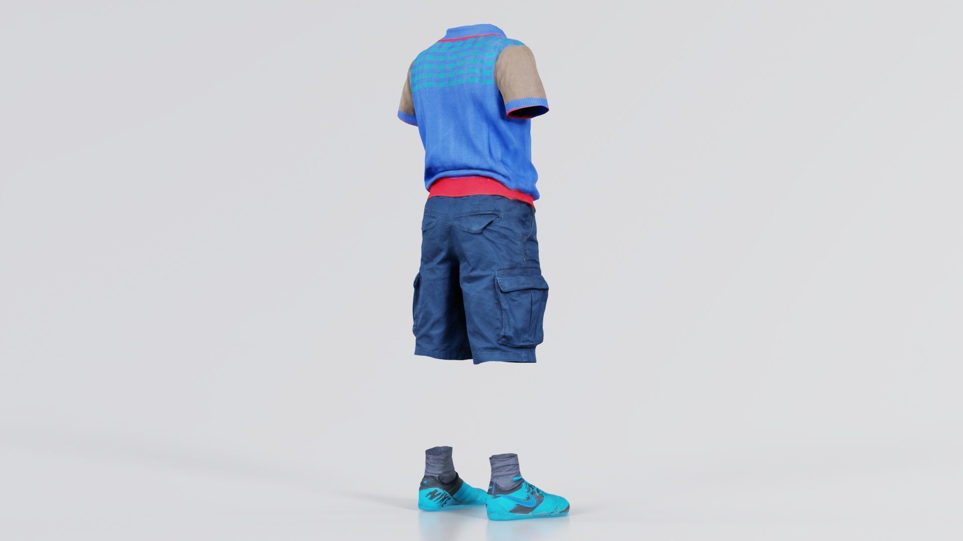 Kid 5 Low-poly 3D model_5