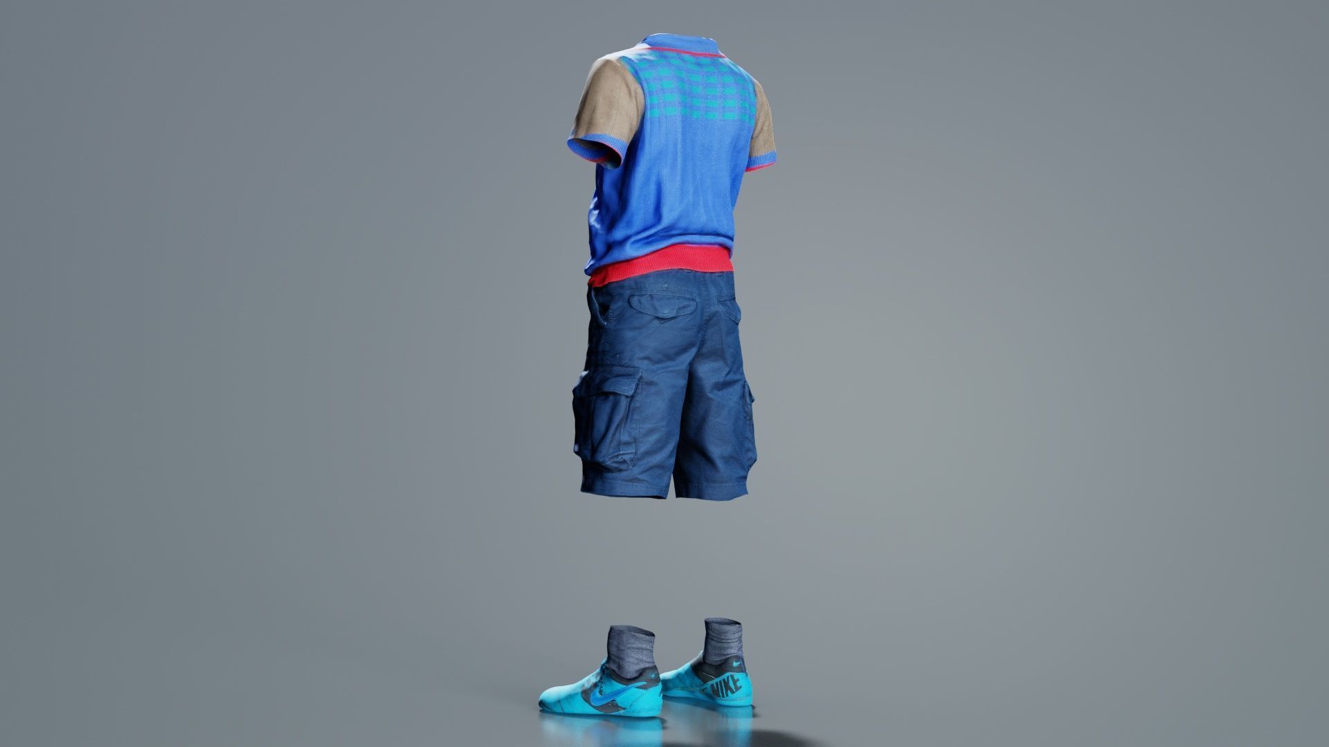 Kid 5 Low-poly 3D model_1