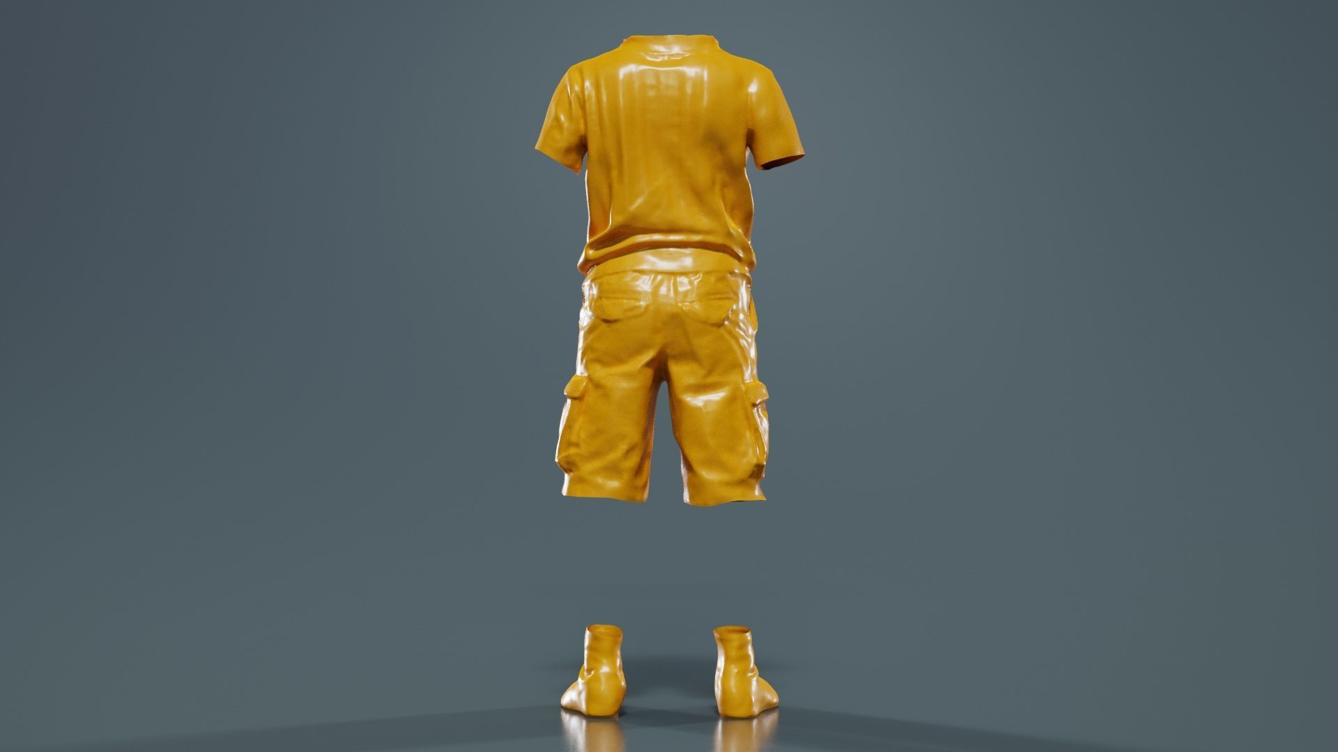 Kid 5 Low-poly 3D model_13