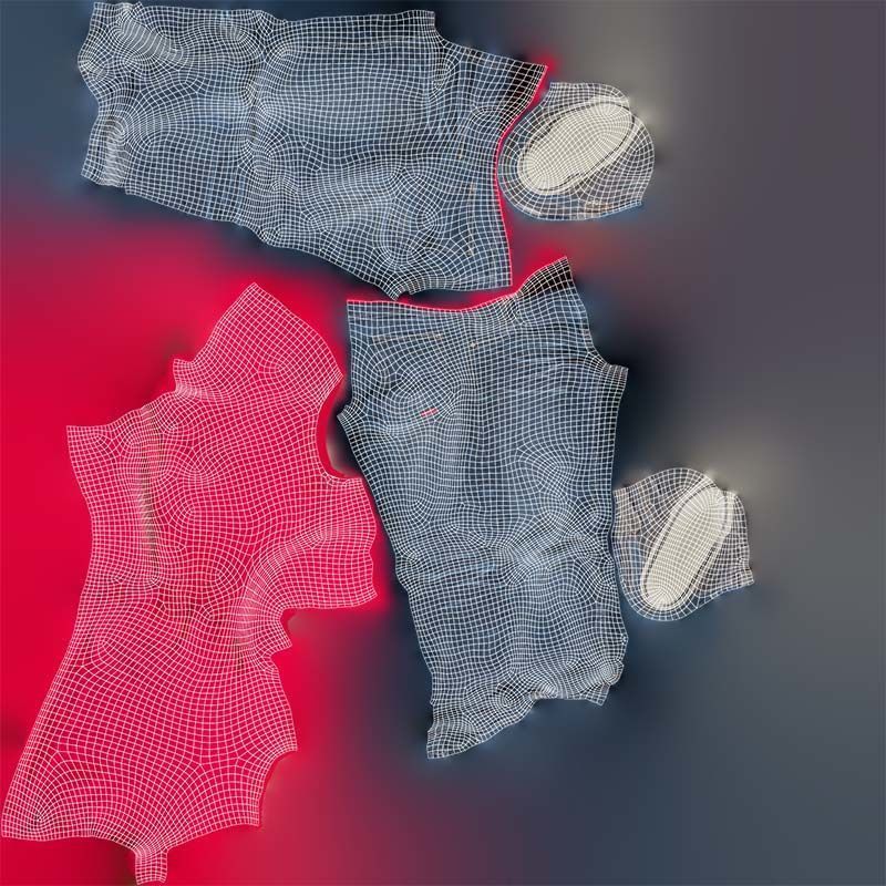 Kid 6 Low-poly 3D model_14