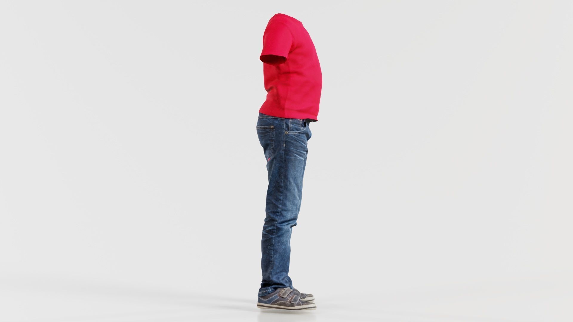 Kid 6 Low-poly 3D model_2