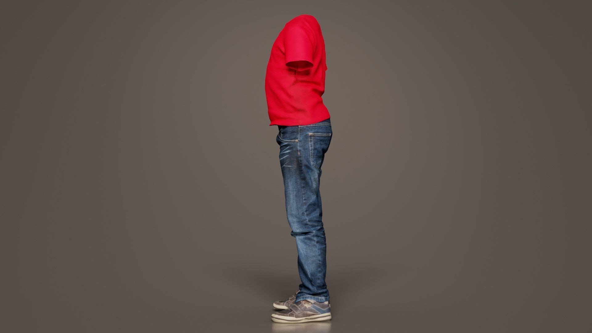 Kid 6 Low-poly 3D model_3