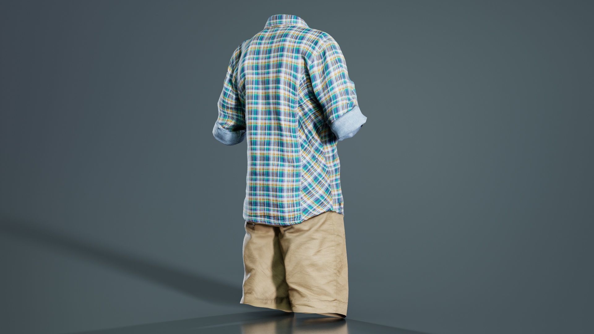 Kid 7 Low-poly 3D model_2
